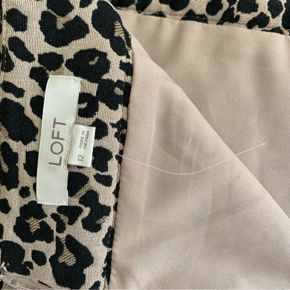 LOFT leopard skirt - Picture 5 of 5